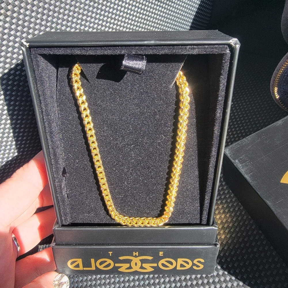 Gold plated necklace